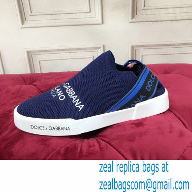 Dolce  &  Gabbana Slip On Sneakers with Logo 02 2021